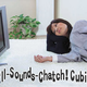 Illustration for article titled Cubic Pillow Has Holes for Sound, Phones